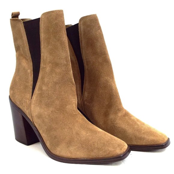 Marc Fisher Shoes Marc Fisher Kristie Tan Beige Pullon Suede